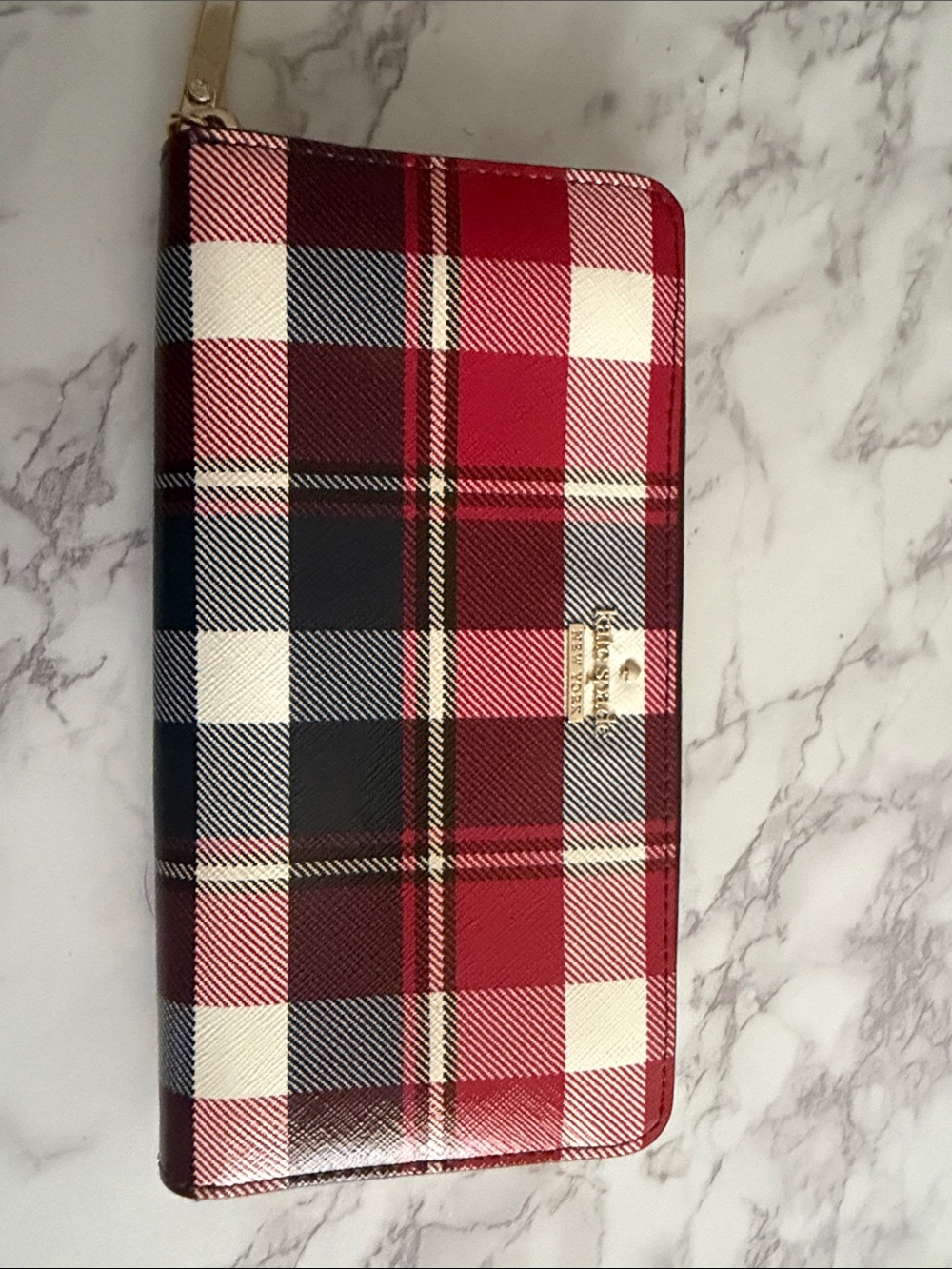 Kate Spade Plaid Wallet